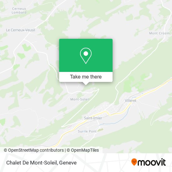 Chalet De Mont-Soleil map