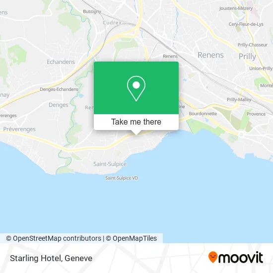 Starling Hotel map