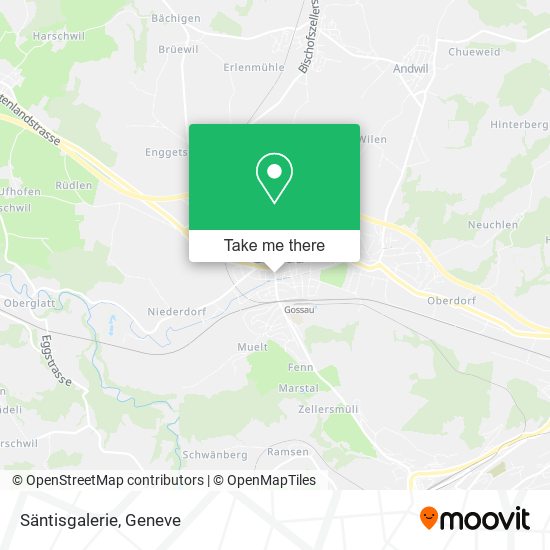 Säntisgalerie map