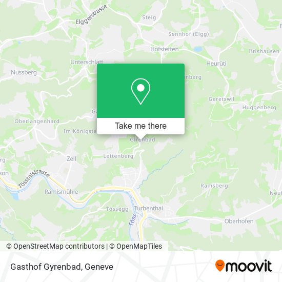 Gasthof Gyrenbad map