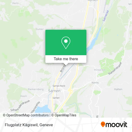 Flugplatz Kägiswil map