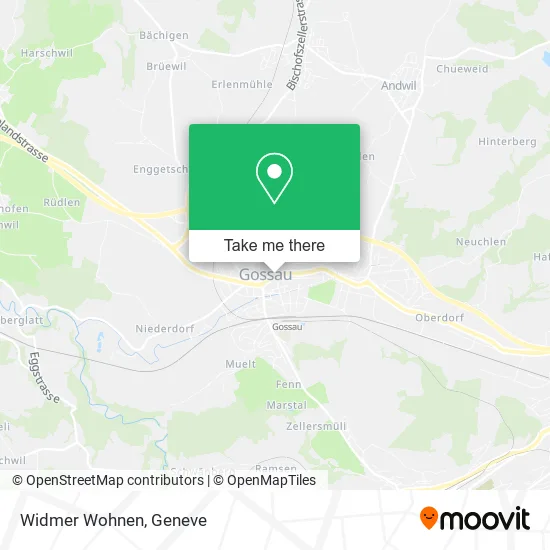 Widmer Wohnen map