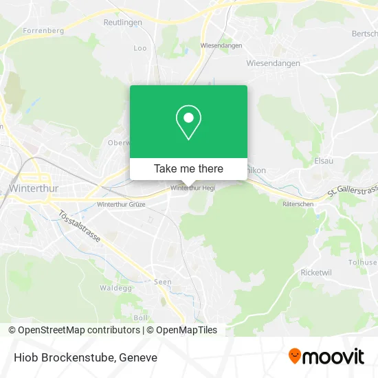 Hiob Brockenstube map