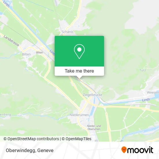 Oberwindegg map