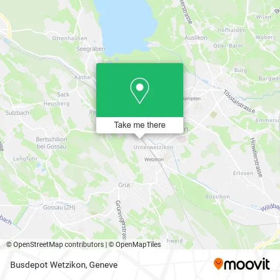 Busdepot Wetzikon map