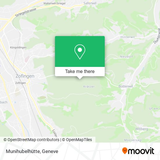 Munihubelhütte map