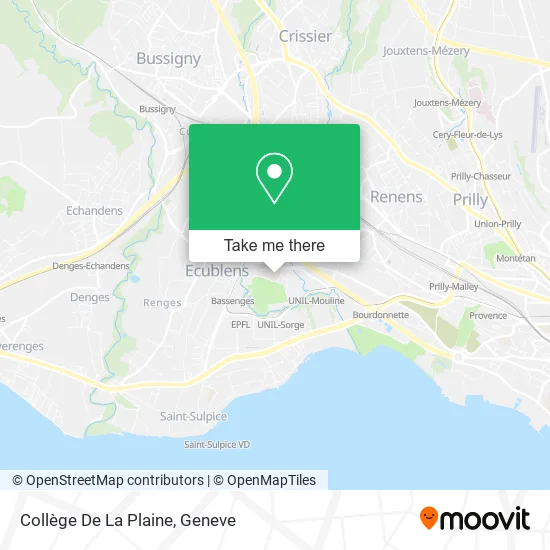 Collège De La Plaine map