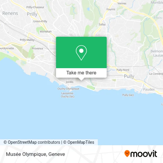 Musée Olympique map