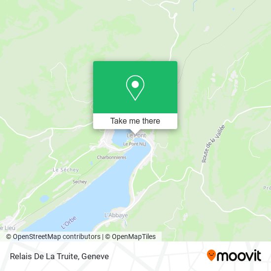 Relais De La Truite map
