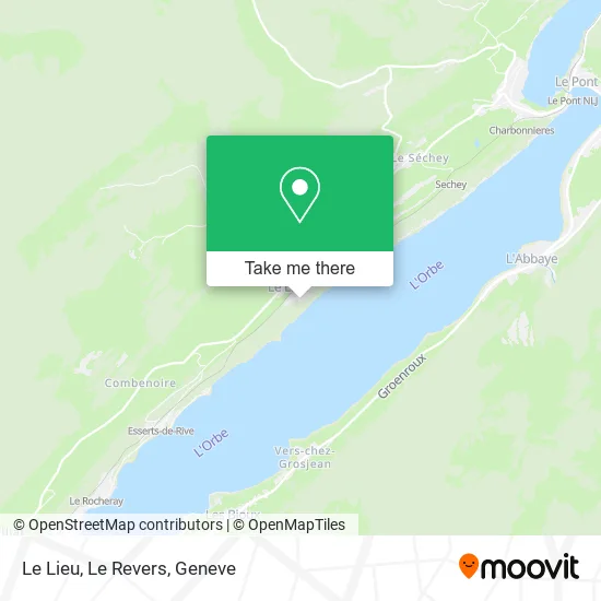 Le Lieu, Le Revers map