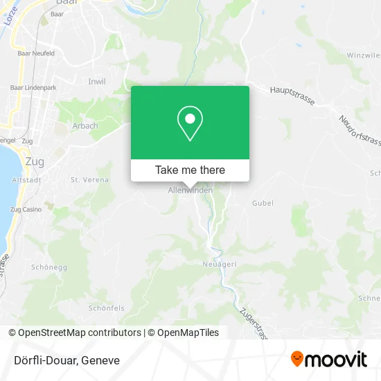 Dörfli-Douar map