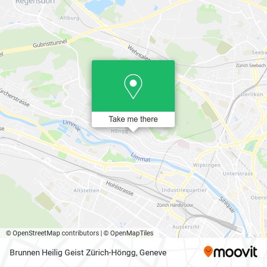Brunnen Heilig Geist Zürich-Höngg map