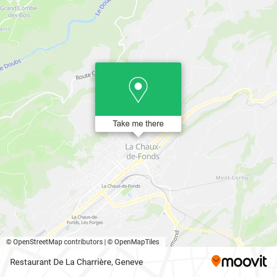 Restaurant De La Charrière map