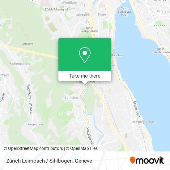 Zürich Leimbach / Sihlbogen plan