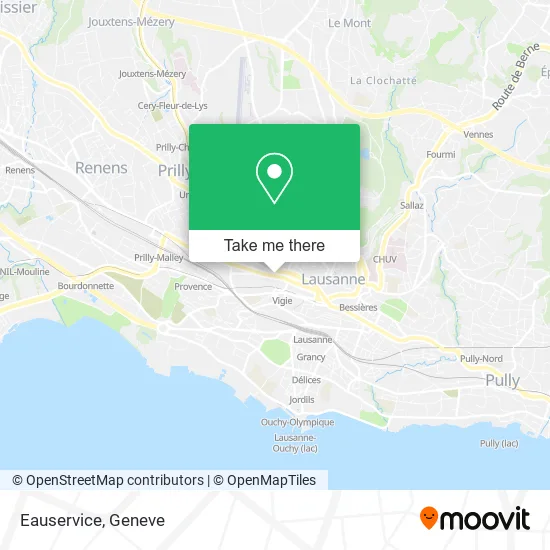 Eauservice map