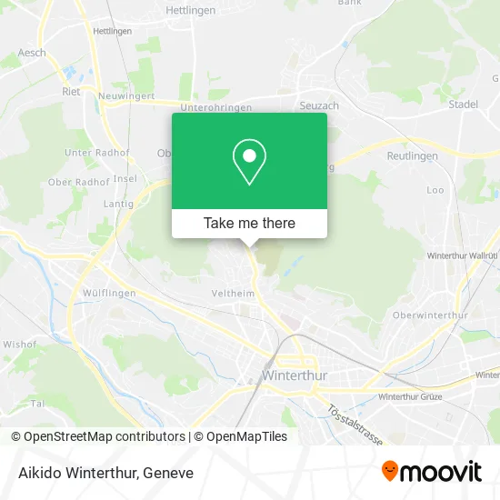 Aikido Winterthur map