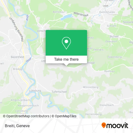 Breiti map