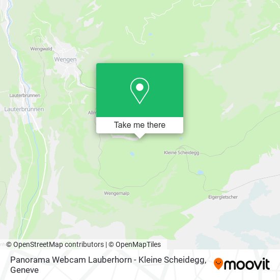 Panorama Webcam Lauberhorn - Kleine Scheidegg map