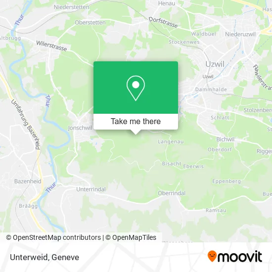 Unterweid map