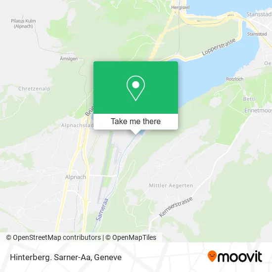 Hinterberg. Sarner-Aa plan