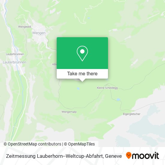 Zeitmessung Lauberhorn--Weltcup-Abfahrt map