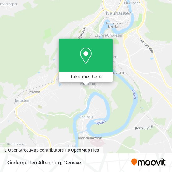 Kindergarten Altenburg map