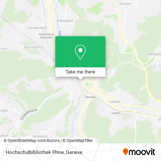 Hochschulbibliothek Fhnw map