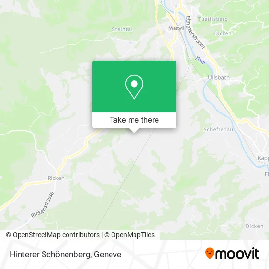 Hinterer Schönenberg map