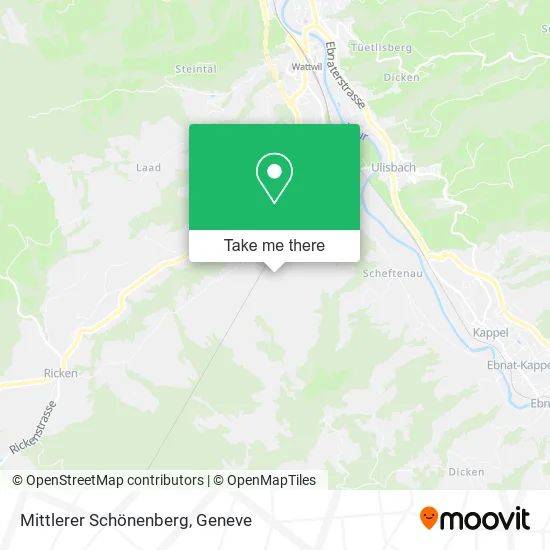 Mittlerer Schönenberg map