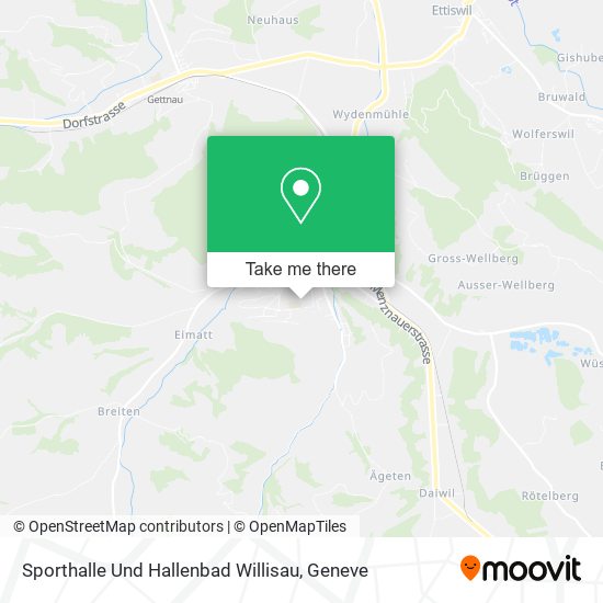 Sporthalle Und Hallenbad Willisau map