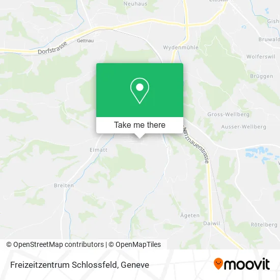 Freizeitzentrum Schlossfeld map