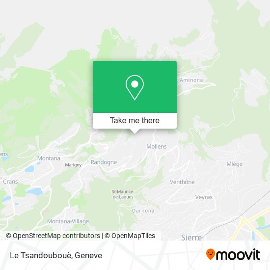 Le Tsandoubouè map