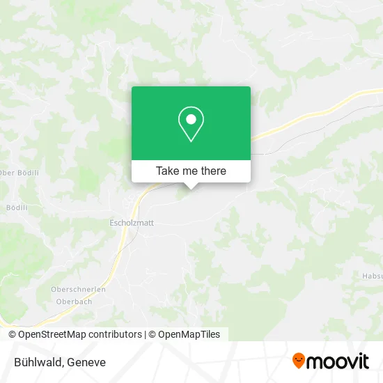 Bühlwald map