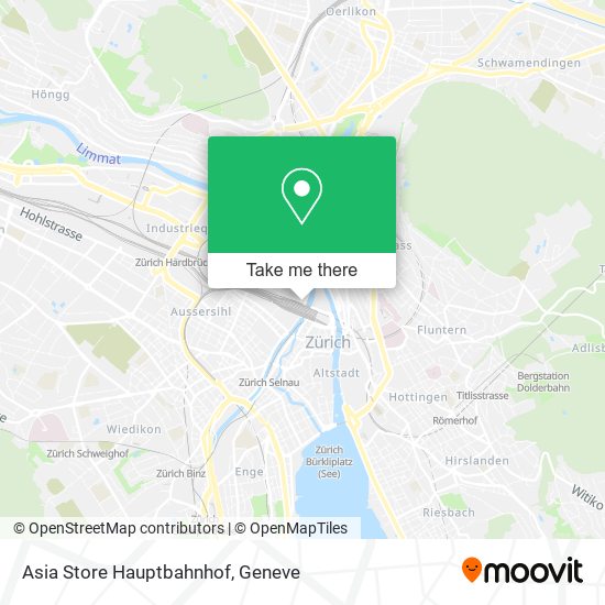 Asia Store Hauptbahnhof map
