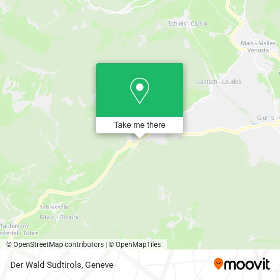 Der Wald Sudtirols map