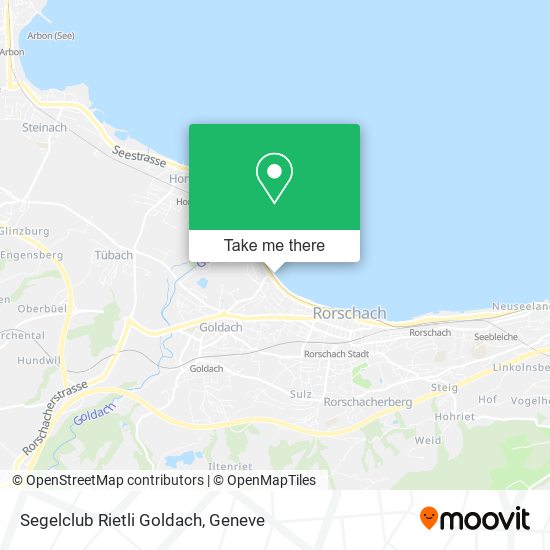 Segelclub Rietli Goldach map