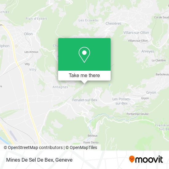 Mines De Sel De Bex map