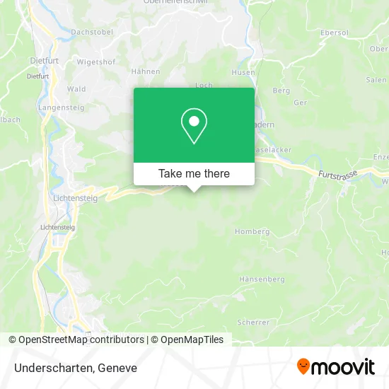 Underscharten map