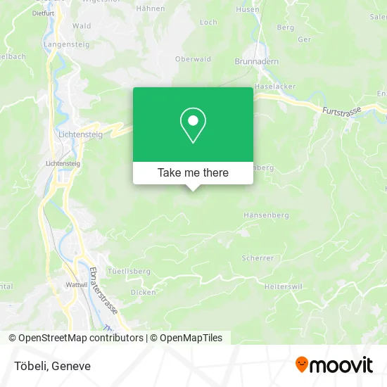 Töbeli map