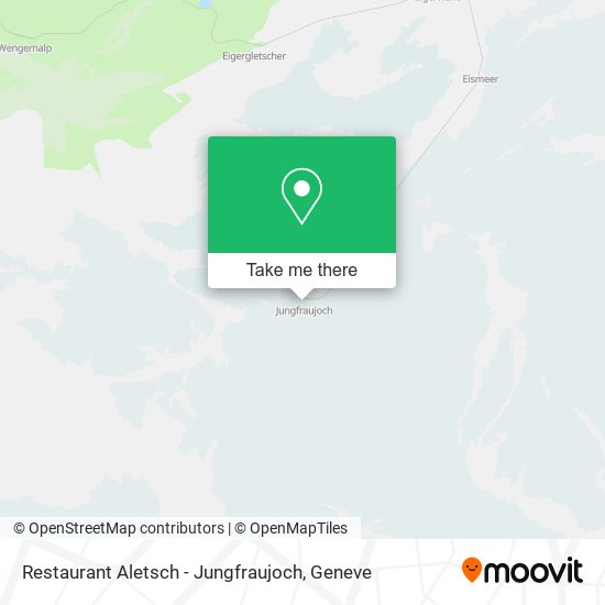 Restaurant Aletsch - Jungfraujoch map