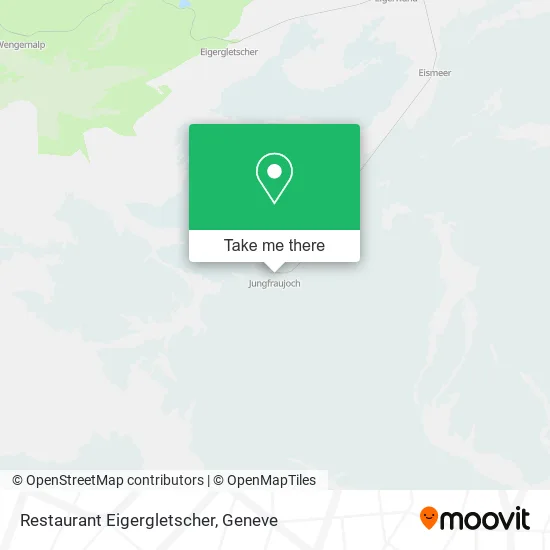 Restaurant Eigergletscher map