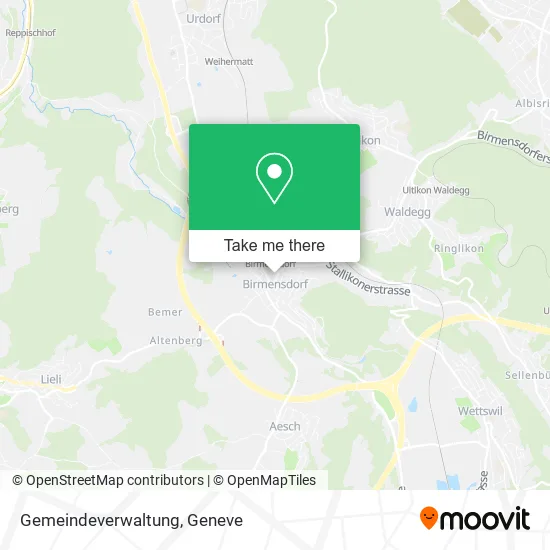 Gemeindeverwaltung map