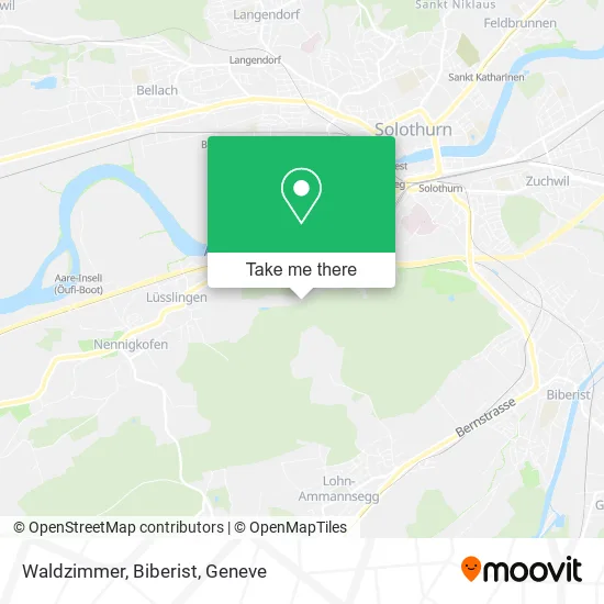 Waldzimmer, Biberist map