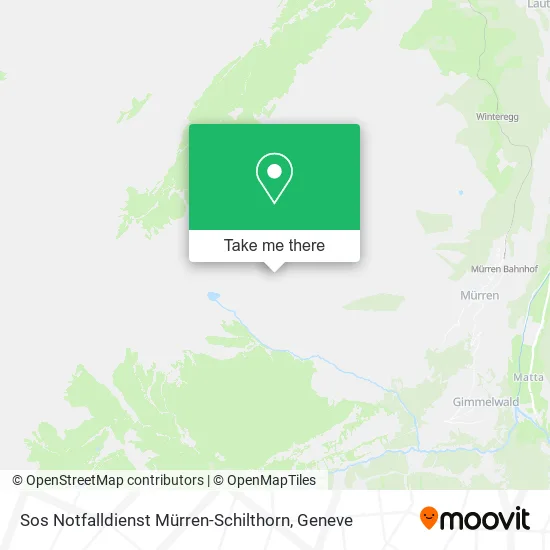 Sos Notfalldienst Mürren-Schilthorn map