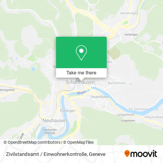 Zivilstandsamt / Einwohnerkontrolle plan