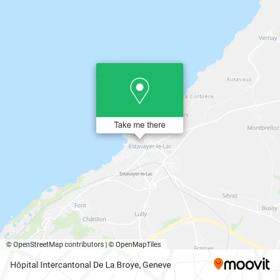 Hôpital Intercantonal De La Broye map