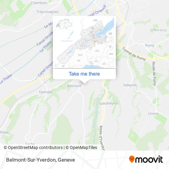 Belmont-Sur-Yverdon map