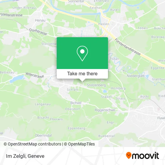 Im Zelgli map