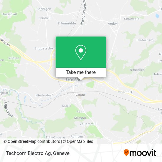 Techcom Electro Ag map