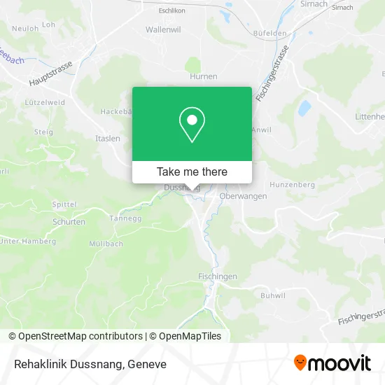 Rehaklinik Dussnang map